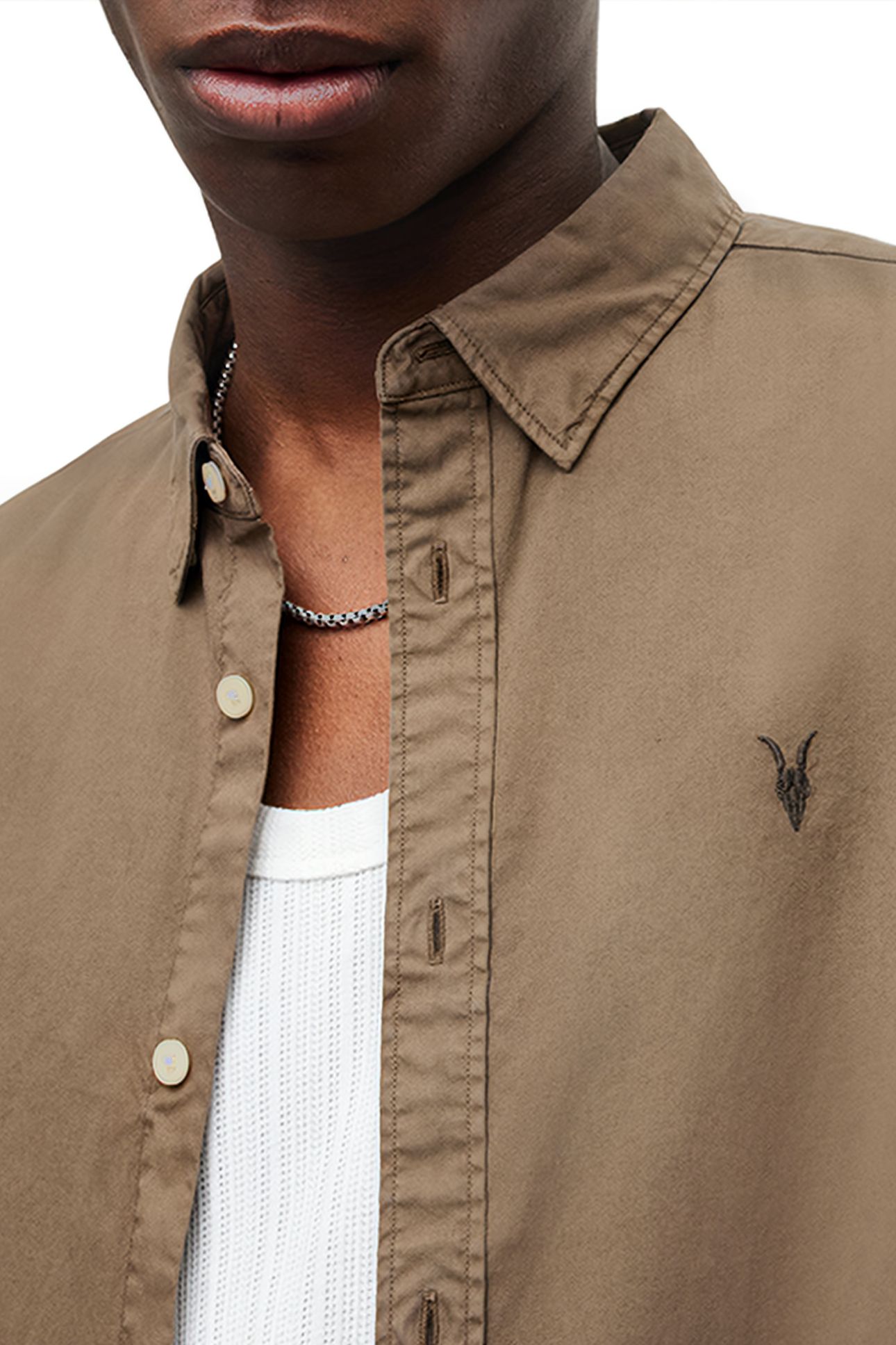 HAWTHORNE LS SHIRT WOOD BROWN 4