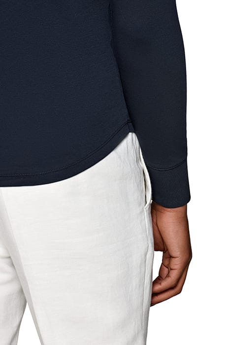 NAVY HENLEY T SHIRT 6