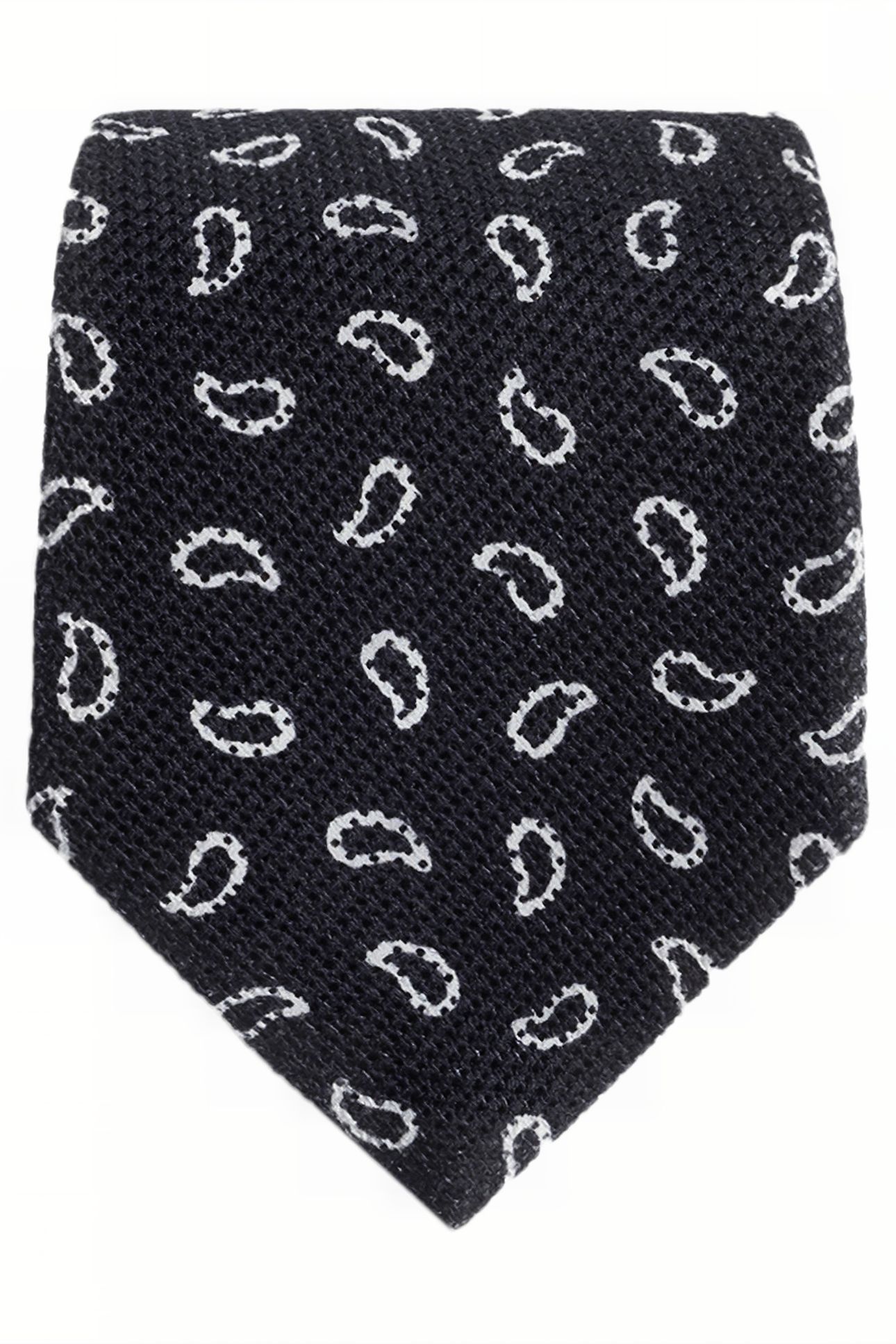 NAVY PAISLEY TIE 2