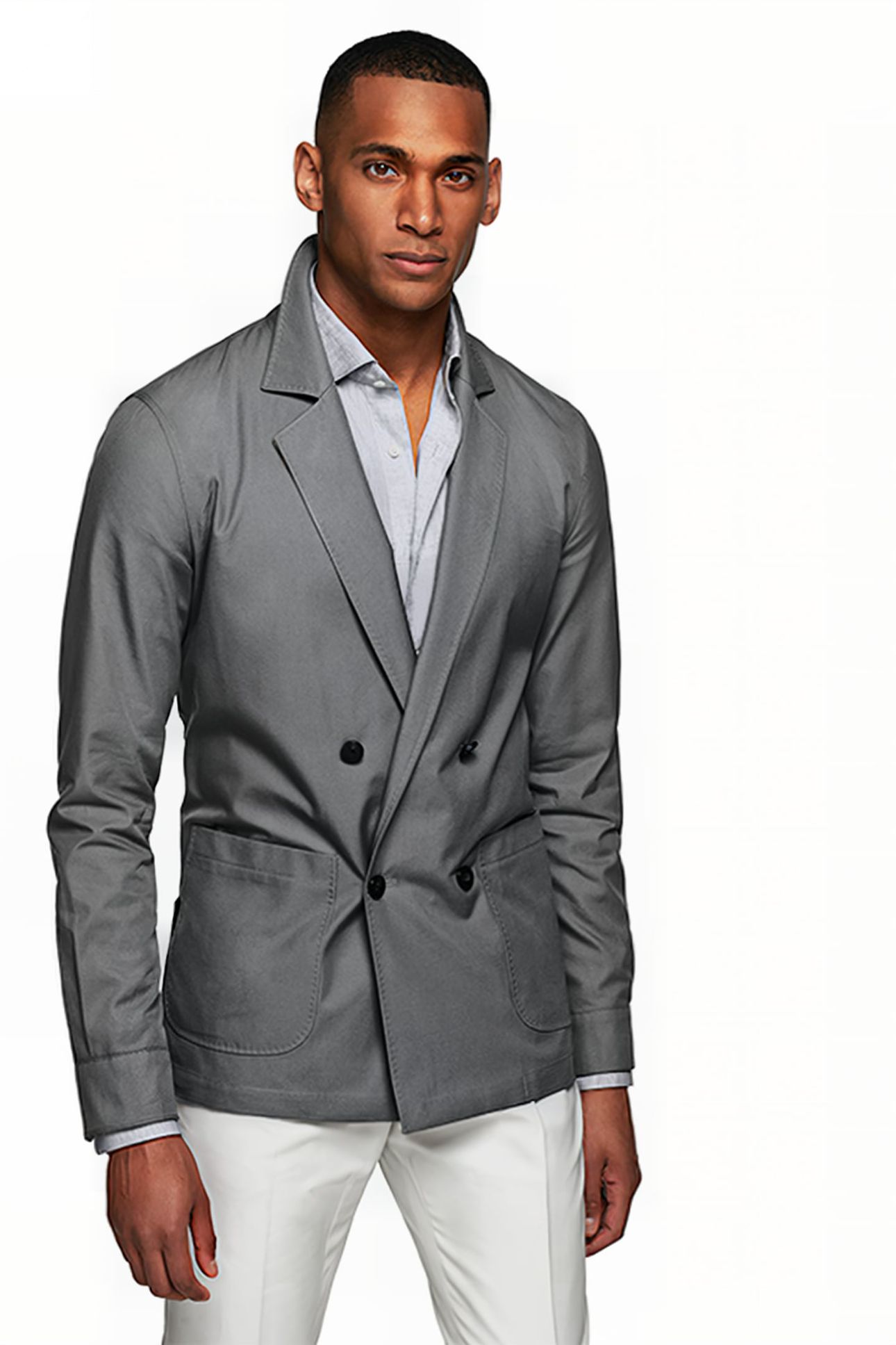 MID GREY GREENWICH SHIRT JACKET 1