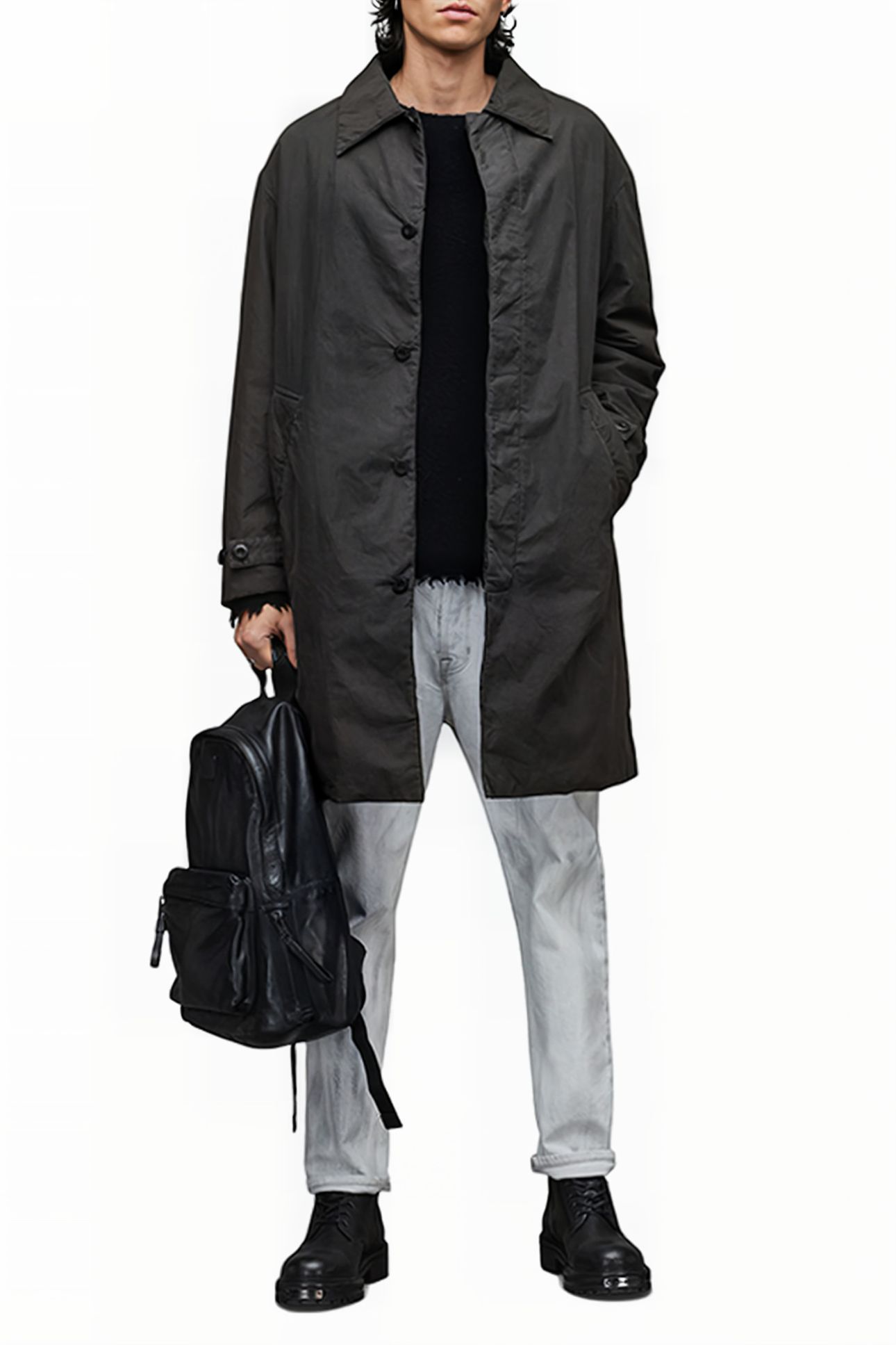 BOLAN COAT PIPE GREY 2
