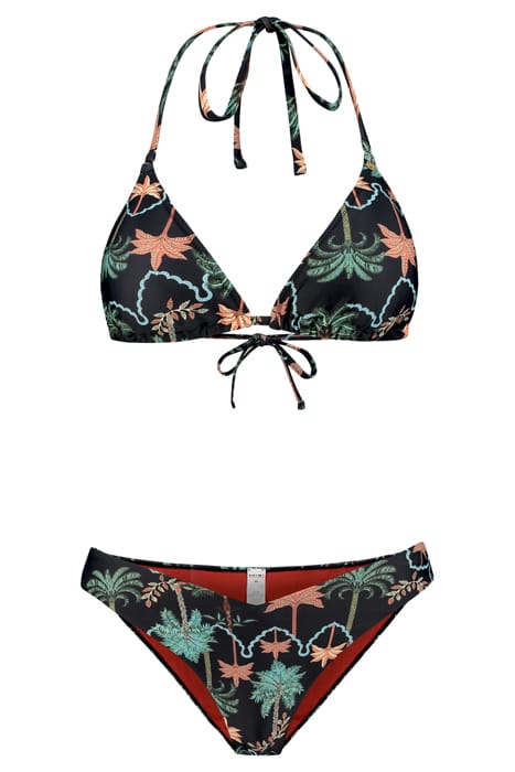 LIZ BIKINI SET JAIPUR PALM BLACK BLACK 1
