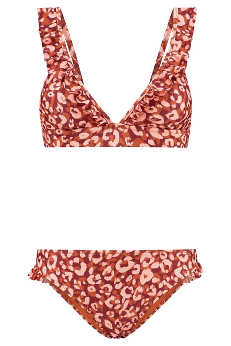 BOBBY BIKINI SET LUSH LEOPARD FROZEN CHOCO BROWN FROZEN CHOC 1