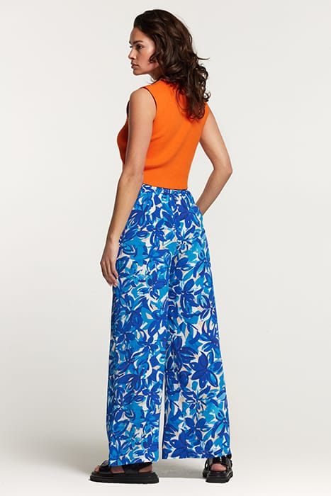 TOBAGO TROUSERS PAINTED FLOWER SPORTS BLUE SPORTS BLUE 5