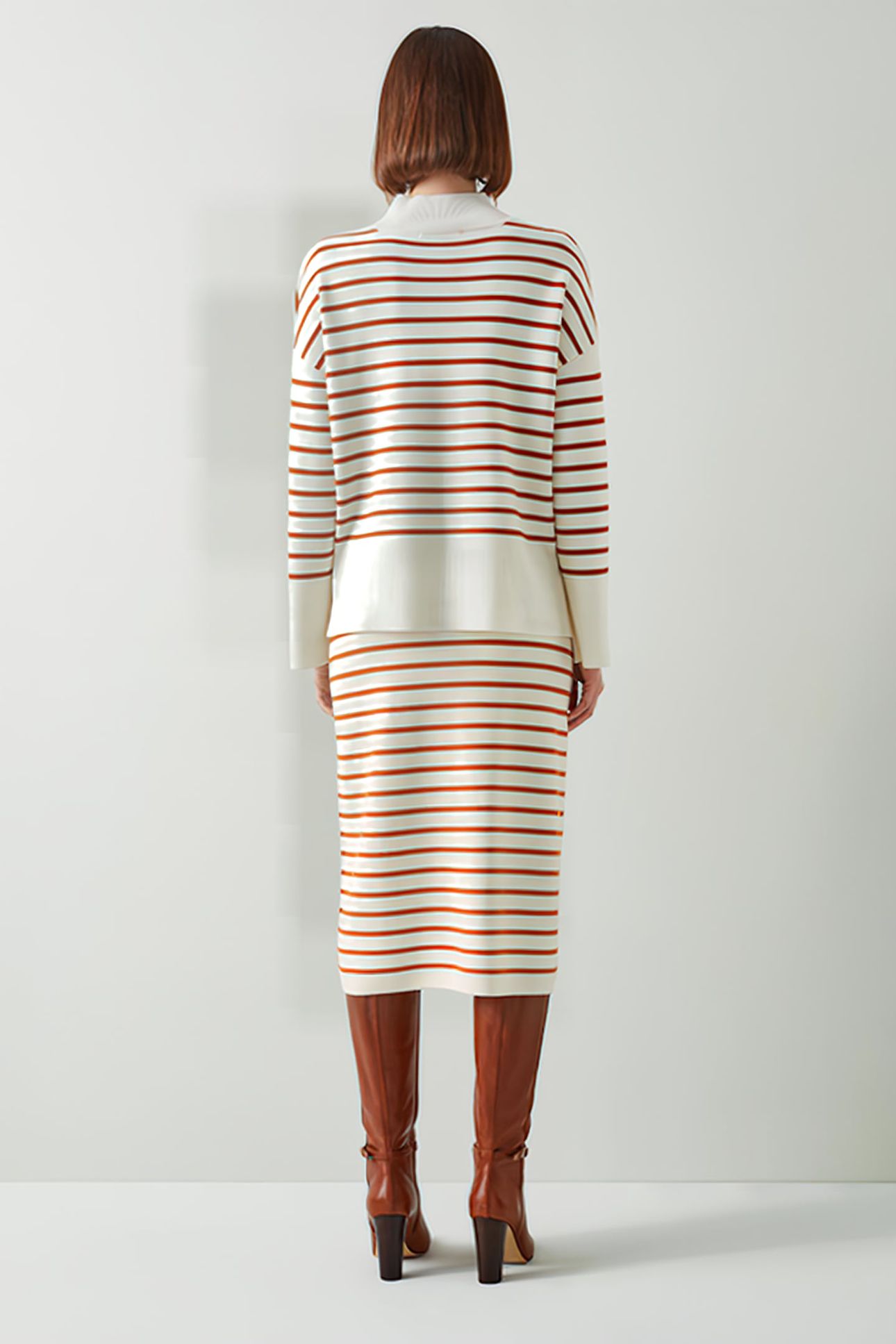 ISABELLA MIDI SKIRT CREAM 2