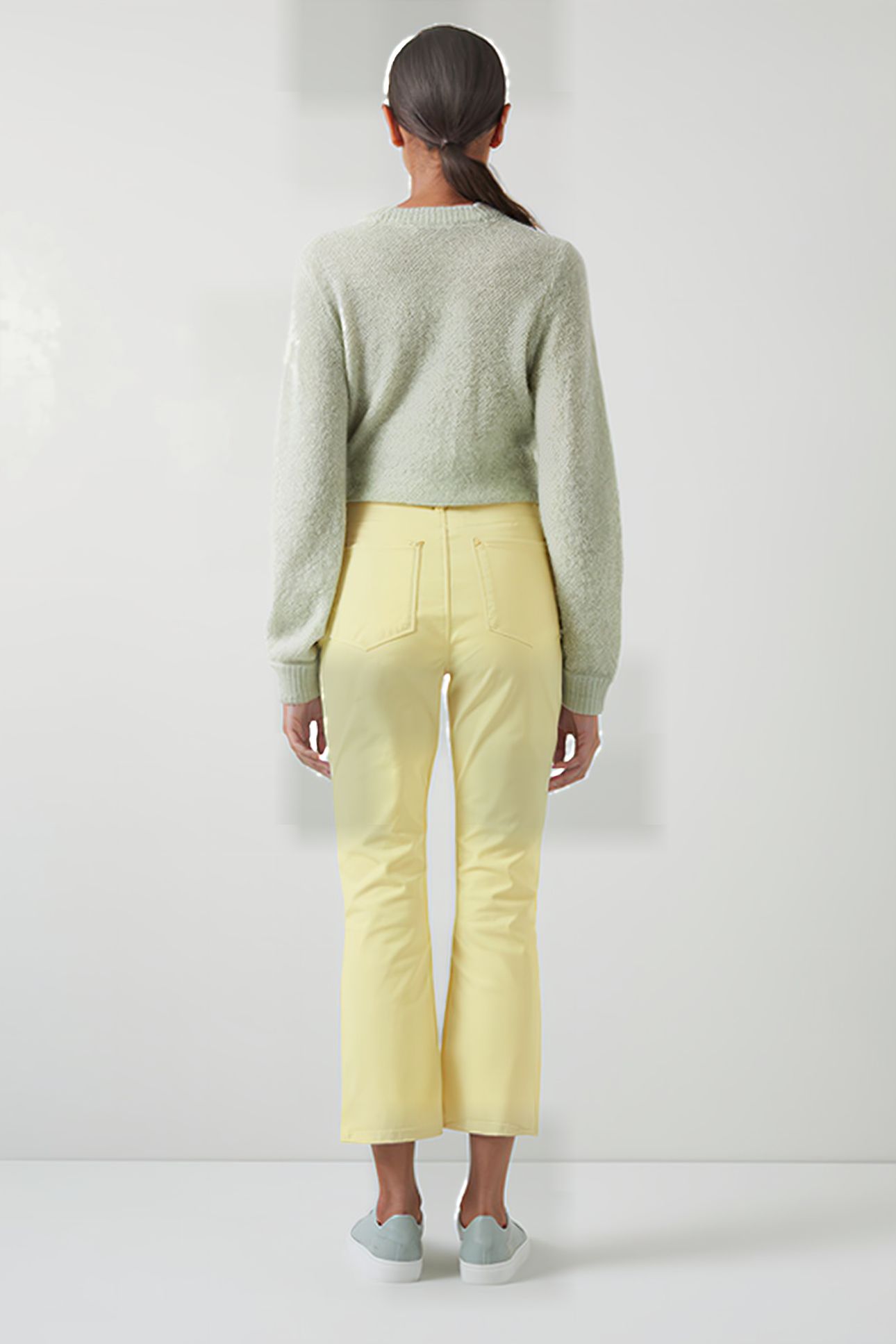 LYDIA FLARED JEANS LEMON 2