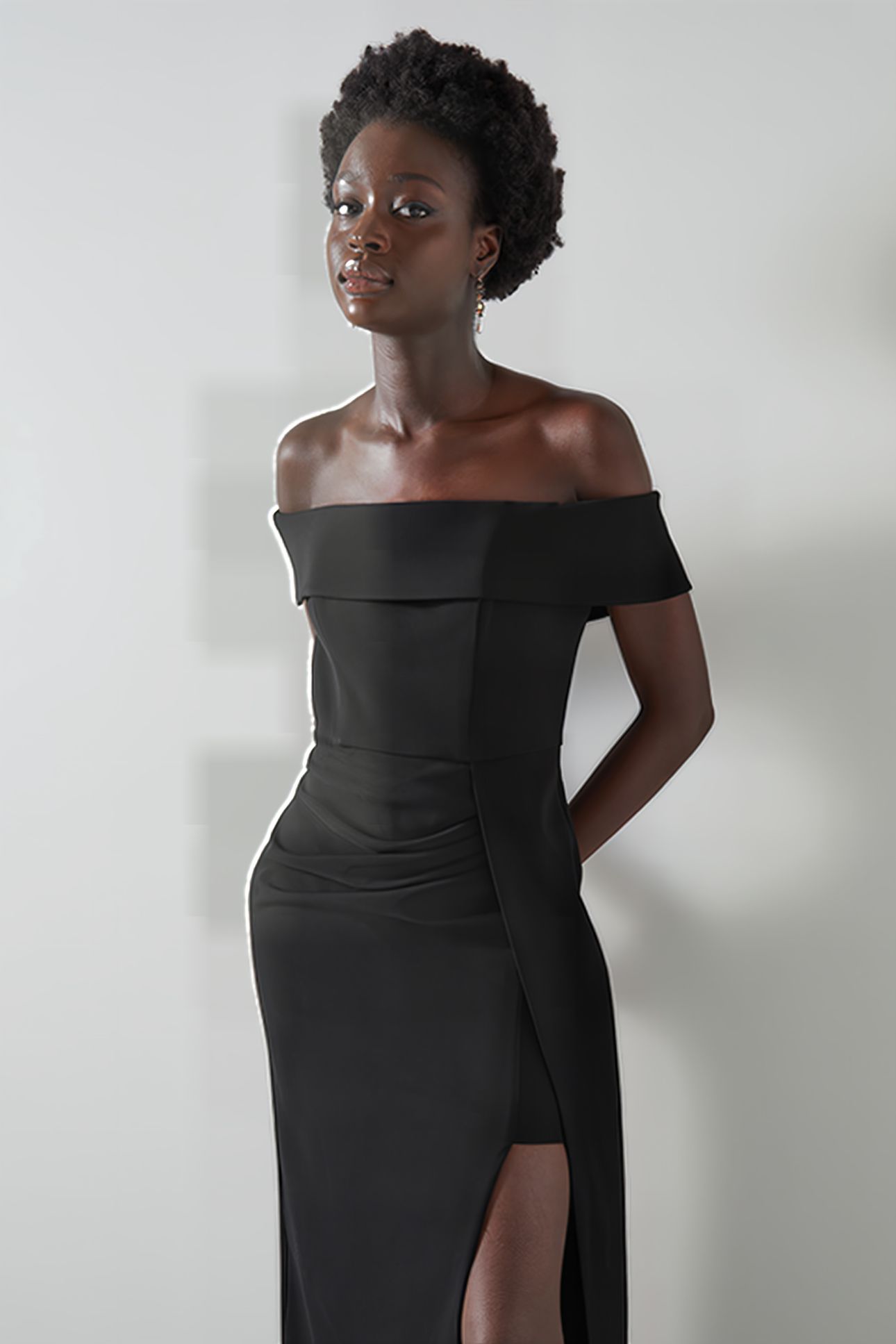 RAMPLING MAXI DRESS BLACK 3