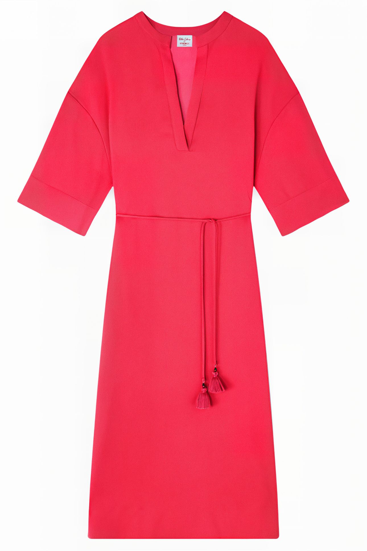 CAPRII MIDI DRESS RED 5