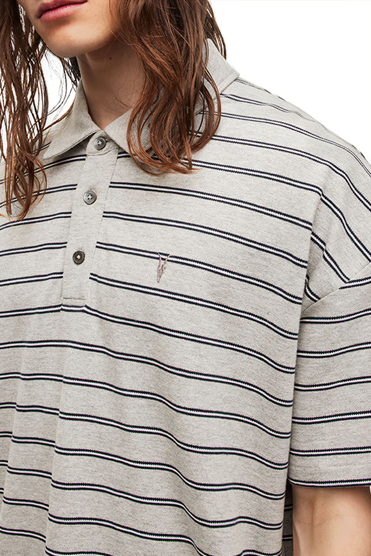 HAYDEN SS POLO GREY MARL 5