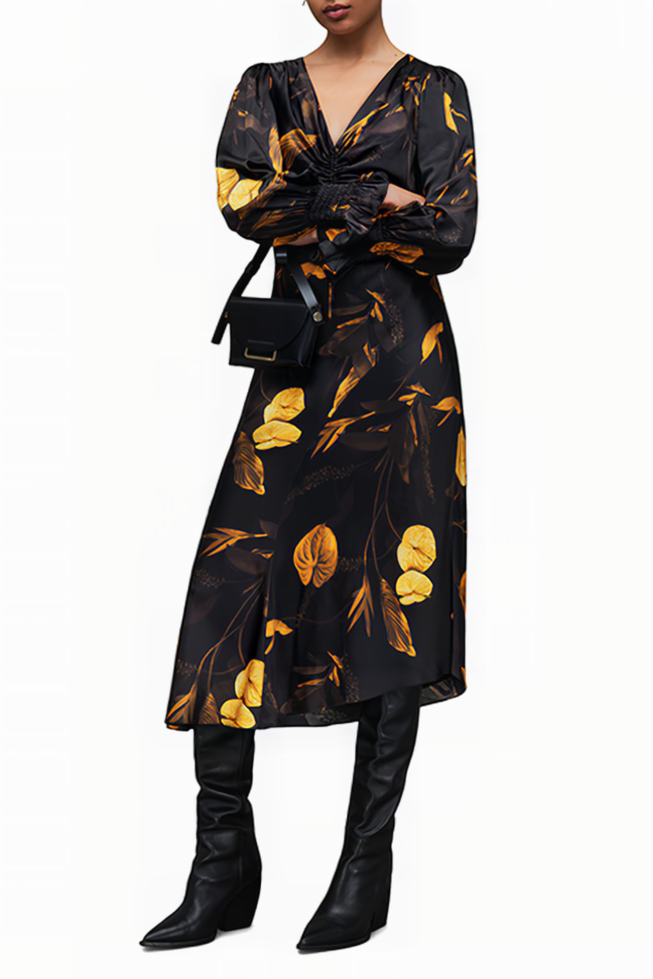 NAOMI ARETHA DRESS BLACK 4
