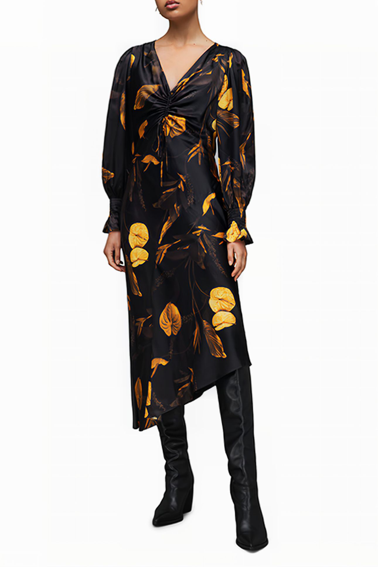 NAOMI ARETHA DRESS BLACK 5