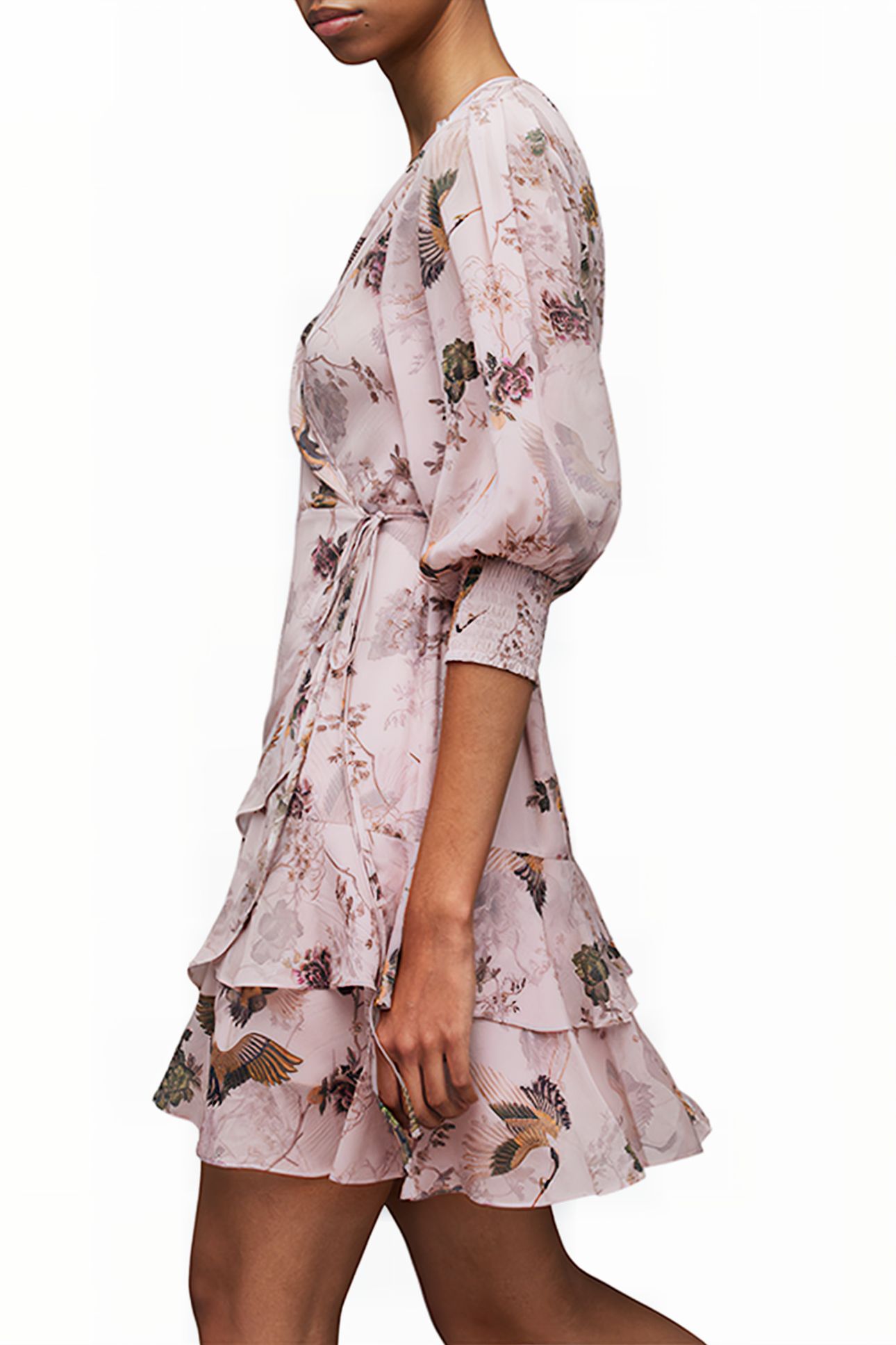 ARI PEGGY DRESS DUSTY PINK 5