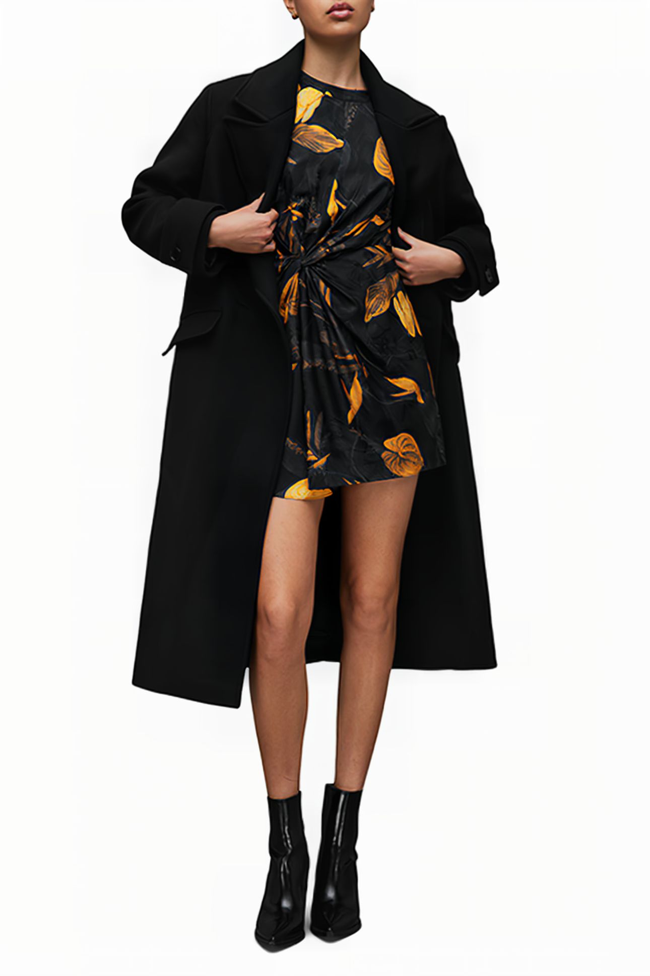 JEMIMA ARETHA DRESS BLACK GOLD 3