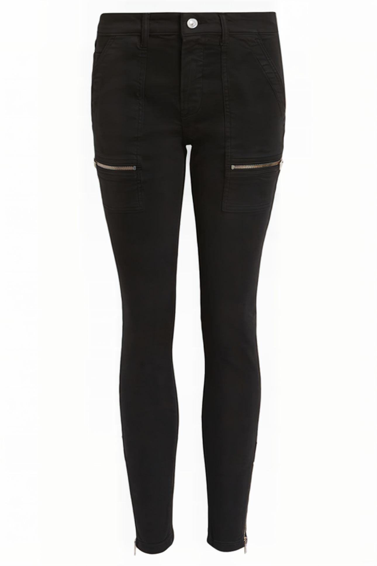 DEMI ZIP SKINNY JEAN BLACK 5