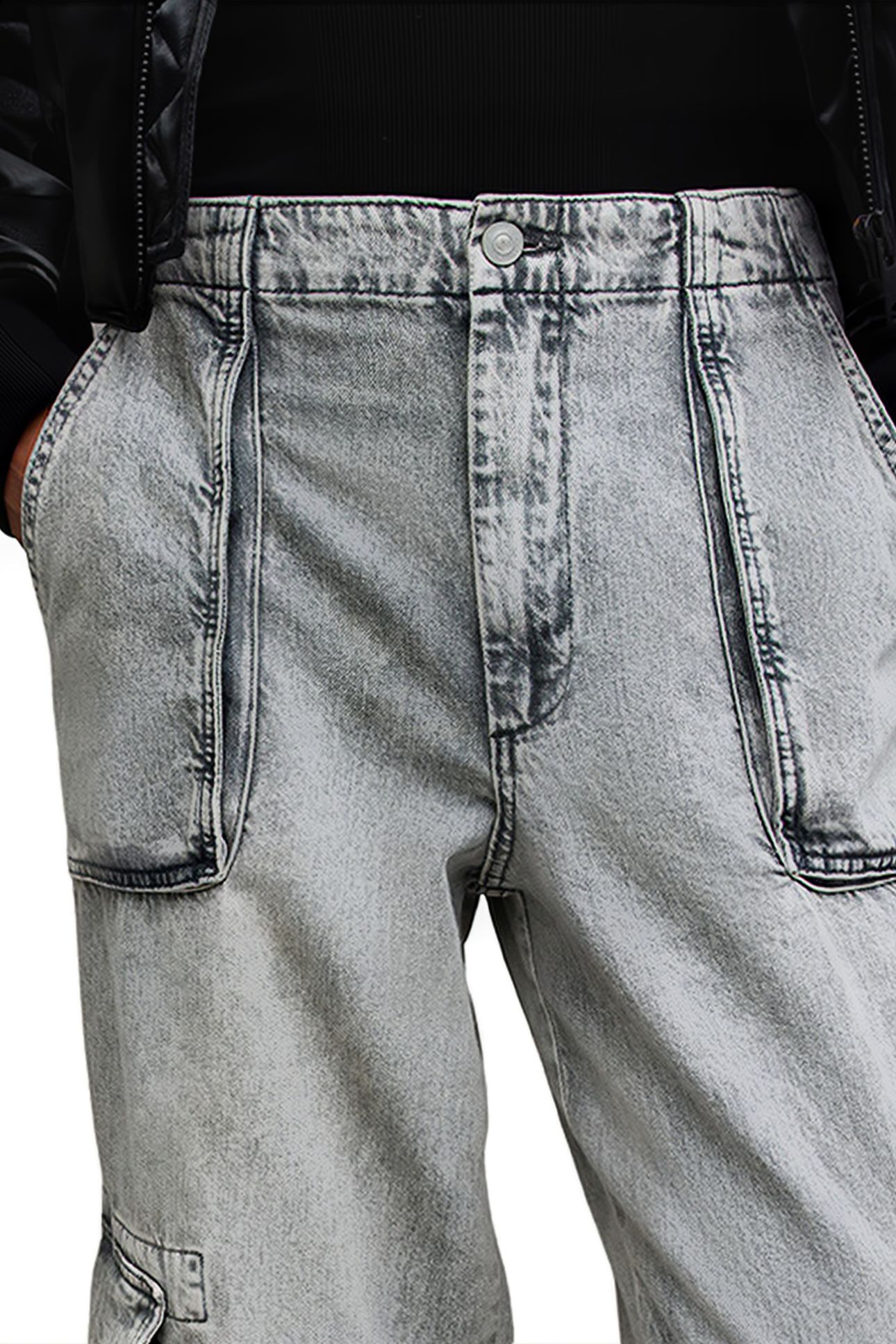 FRIEDA STRAIGHT TROU WASHED GREY 4
