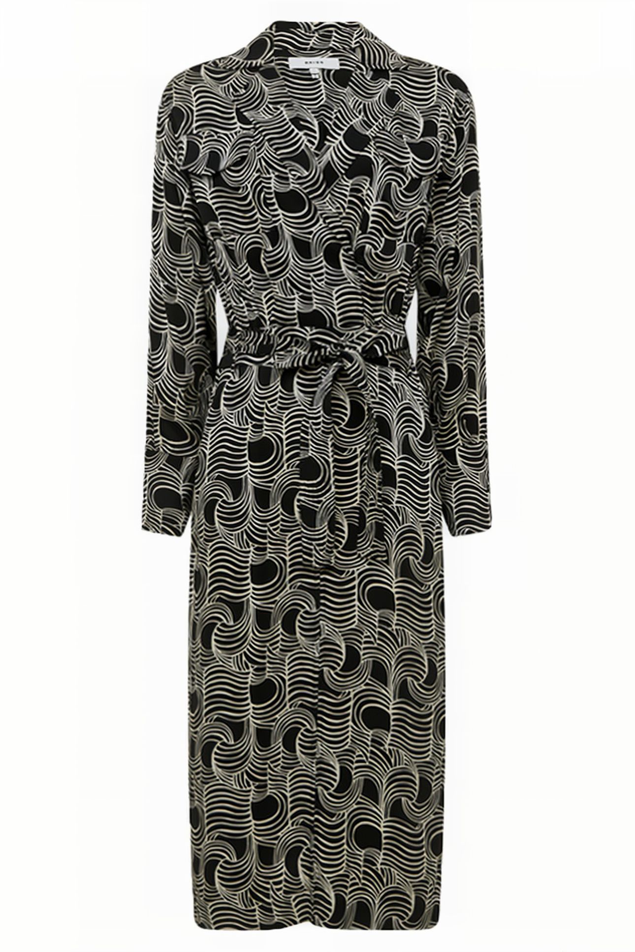 GEORGINA MIDI DRESS — CREAM/BLACK 7