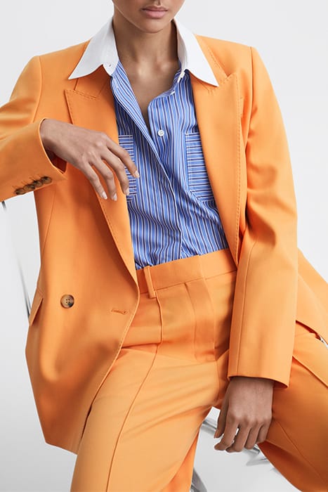 EMMY BLAZER ORANGE BLAZER — MEASUREMENTS OF MODEL 6