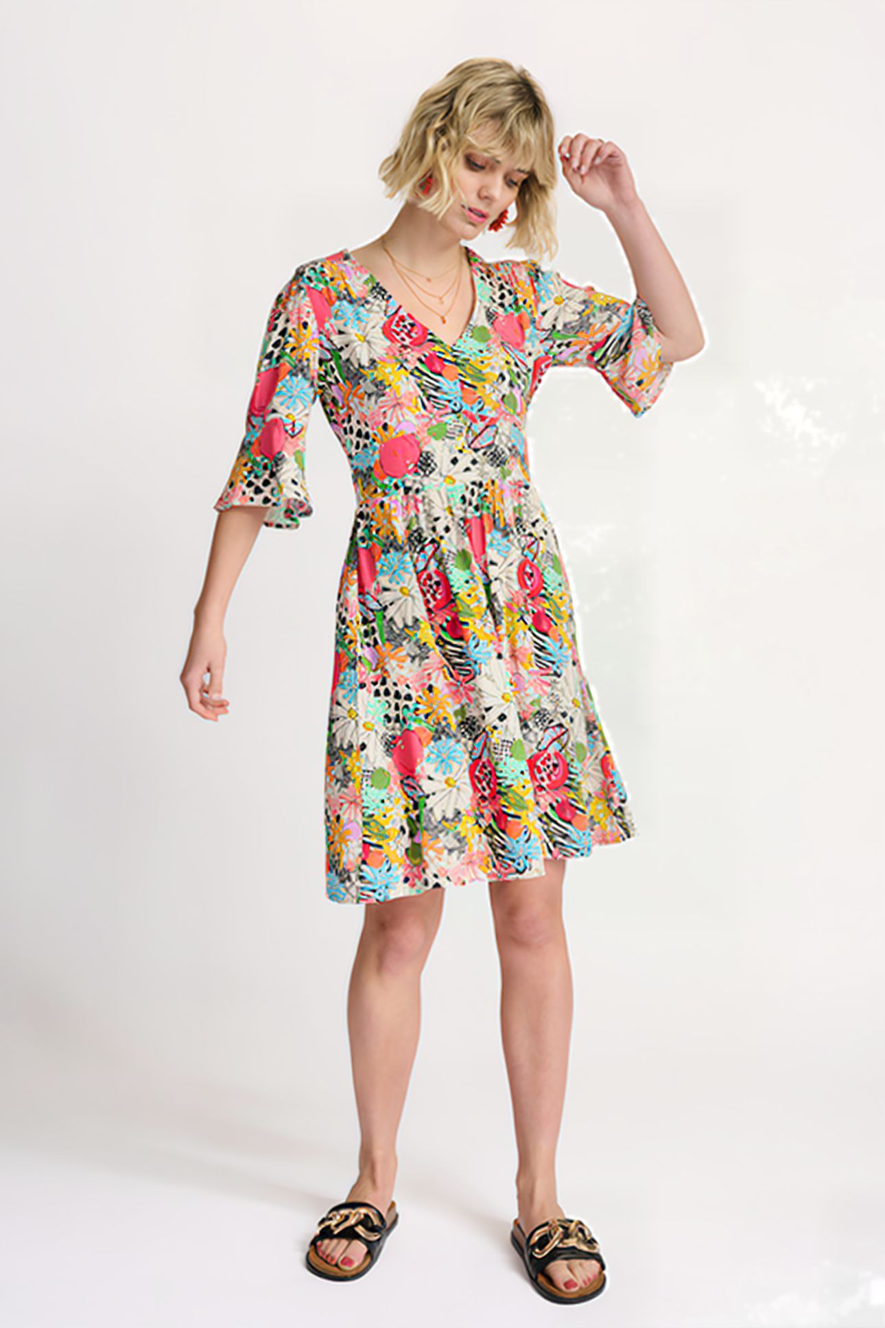 DRESS - LIV TROPICAL BOUQUET 3