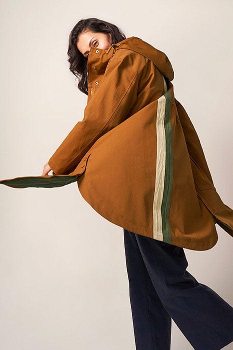 MILLIE WATERPROOF JACKET DARK TAN 3