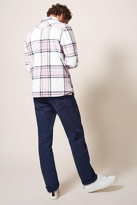 DARWEN CHECK OVERSHIRT DUSTY PURPLE 2