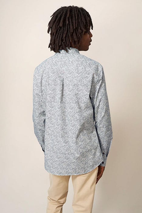 WELCH LINE PRINTED SHIRT DARK GREY 2