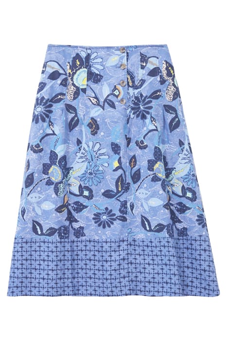 CIARA LINEN SKIRT BLUE 1