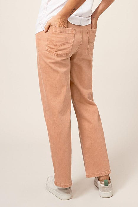 LEIGHTON CLAYDYE STRAIGHT JEAN MID CORAL 2