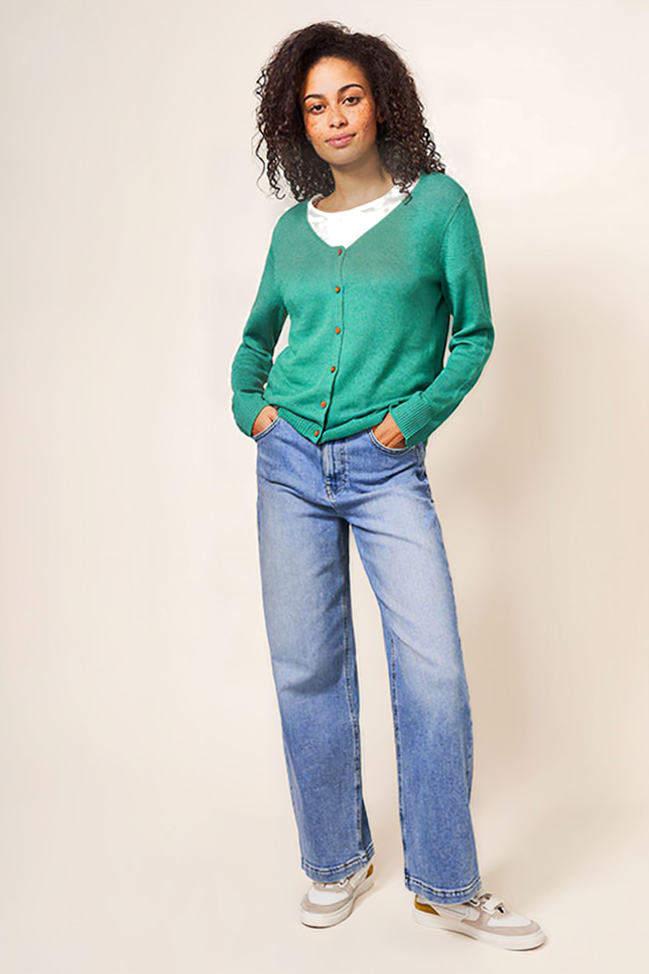 HANNAH JUMPER DUSTY GREEN 1