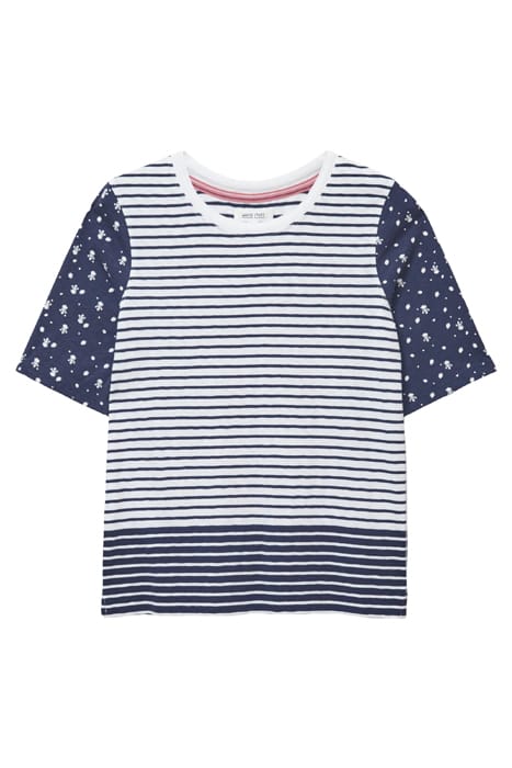 ANNABEL STRIPE TEE NAVY MULTI 4