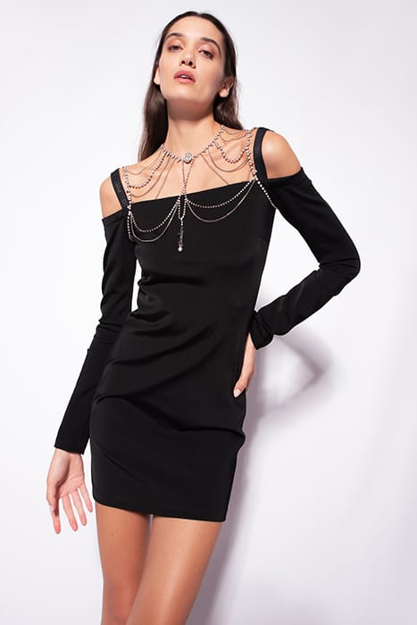 ANGELIQUE ABITO NEOPRENE FLUID BLACK 1