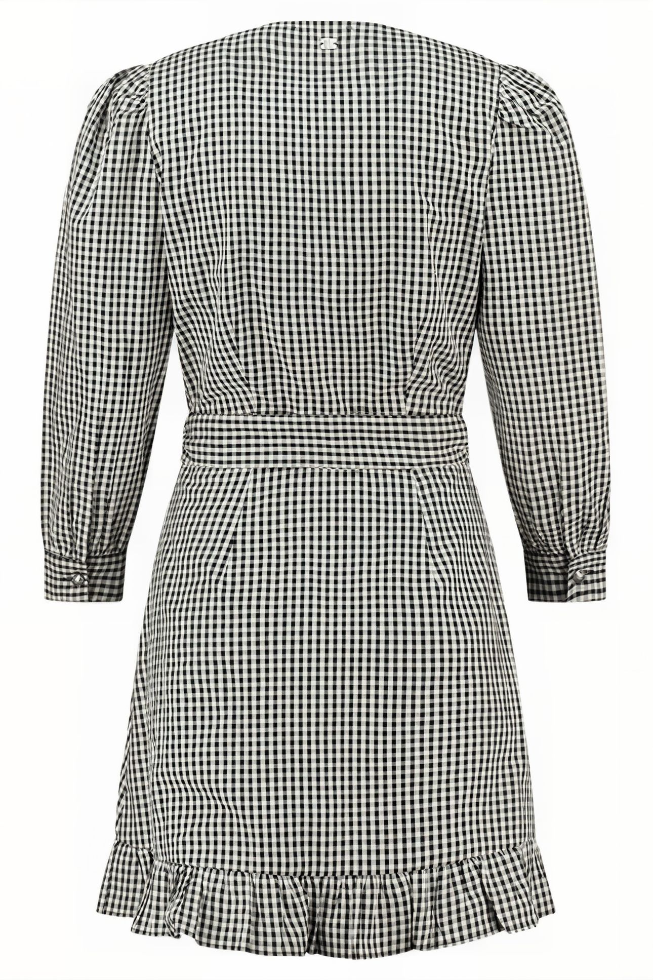 REE CHECK DRESS BLACK/WHITE 4