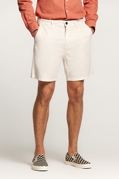 MEN COTTON STRETCH SHORTS JACK SNOW WHITE 1