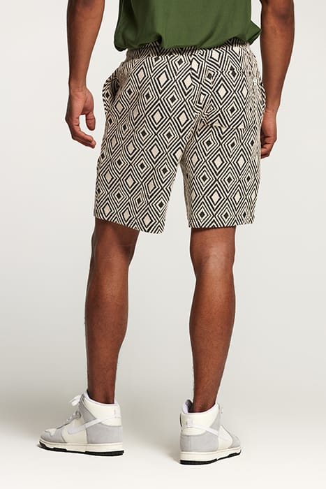 MEN INTARSIA SHORTS BLACK 2