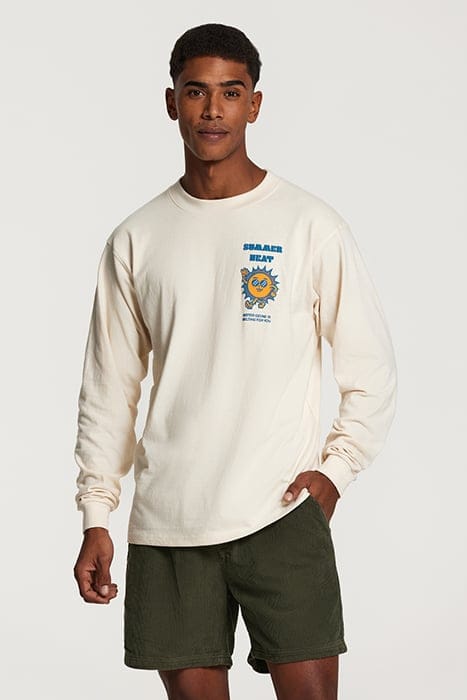 MEN SUMMER HEAT LONGSLEEVE BRIGHT WHITE 1
