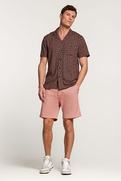 MEN COTTON STRETCH SHORTS JACK OLD ROSE PINK 3