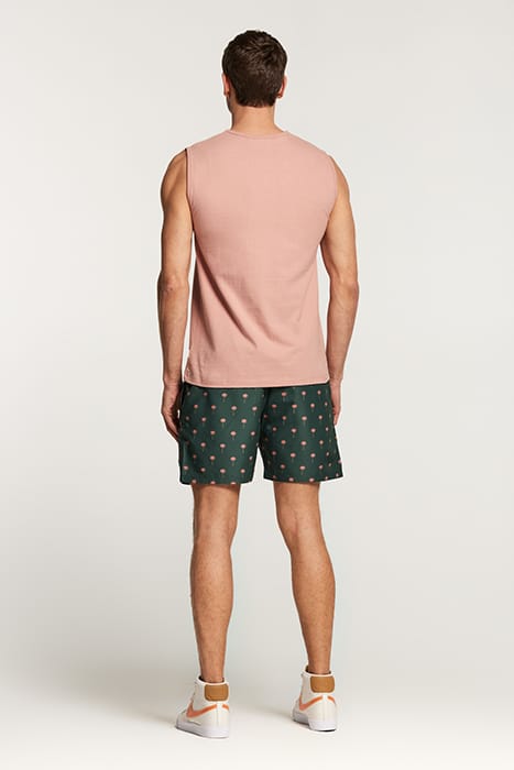 MEN MATTHEW NO BAD DAYS SINGLET OLD ROSE PINK 4