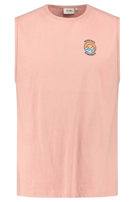 MEN MATTHEW NO BAD DAYS SINGLET OLD ROSE PINK 5