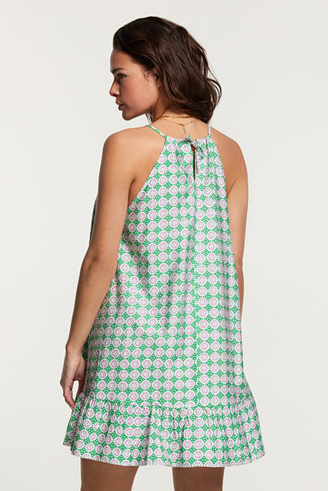 LADIES MEDELLIN DRESS PORTO TILE FRESH GREEN 2