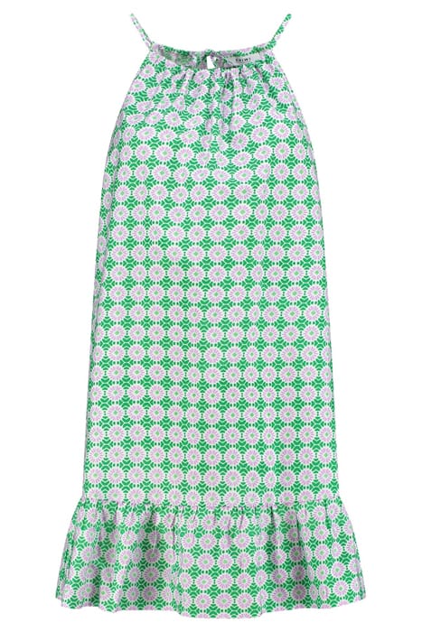 LADIES MEDELLIN DRESS PORTO TILE FRESH GREEN 9