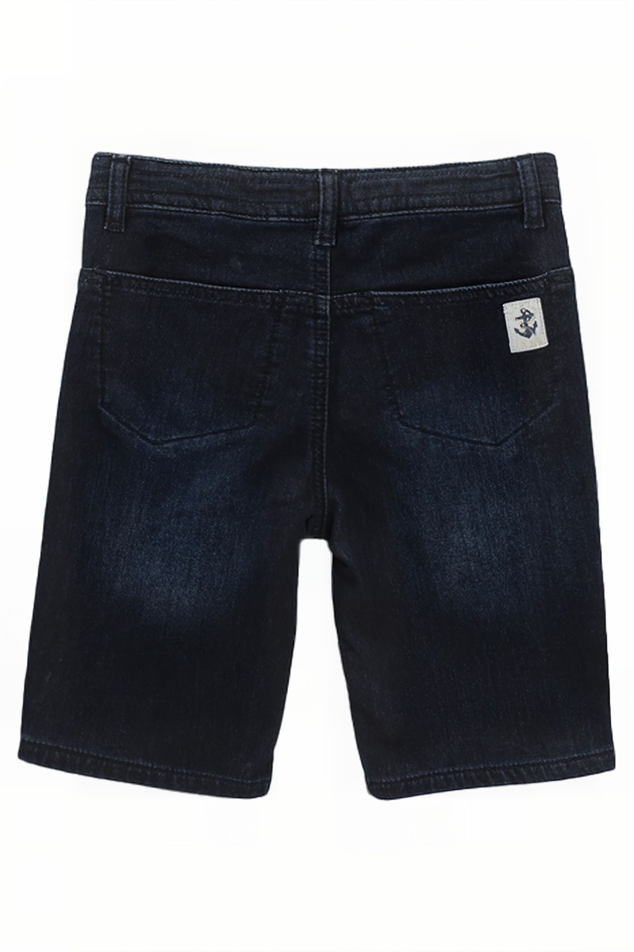 BOYS’ RAW DENIM BERMUDA SHORTS WITH SLOGAN CORDS 3