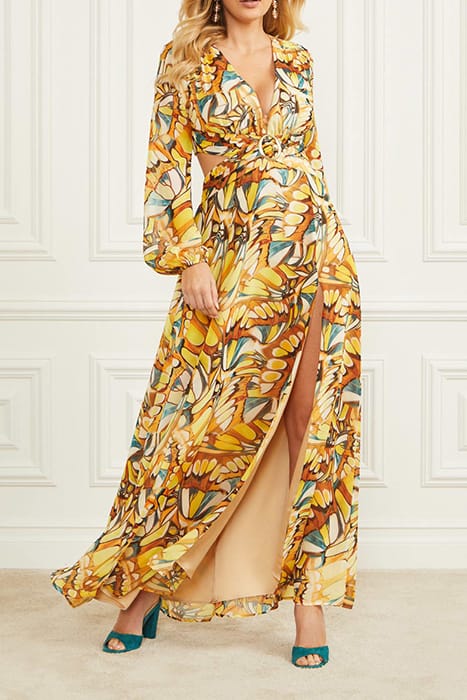 MARCIANO BY GUESS GOLDEN WING MAXI DRE GOLDEN WING PRINT 1