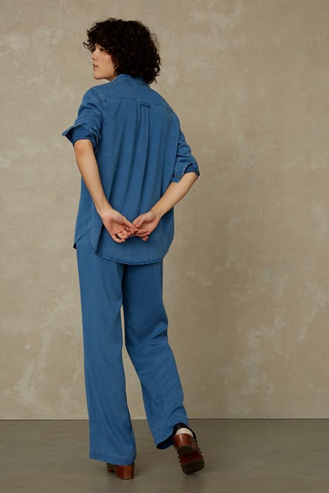 NORIKO INDIGO STRUCTURE TENCEL 3