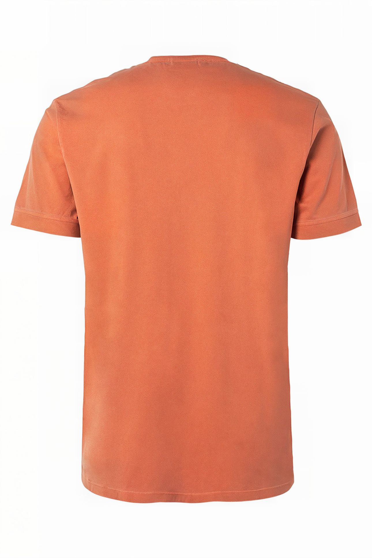 T-SHIRT CREWNECK PRINT GARMENT DYED PAPAYA 5