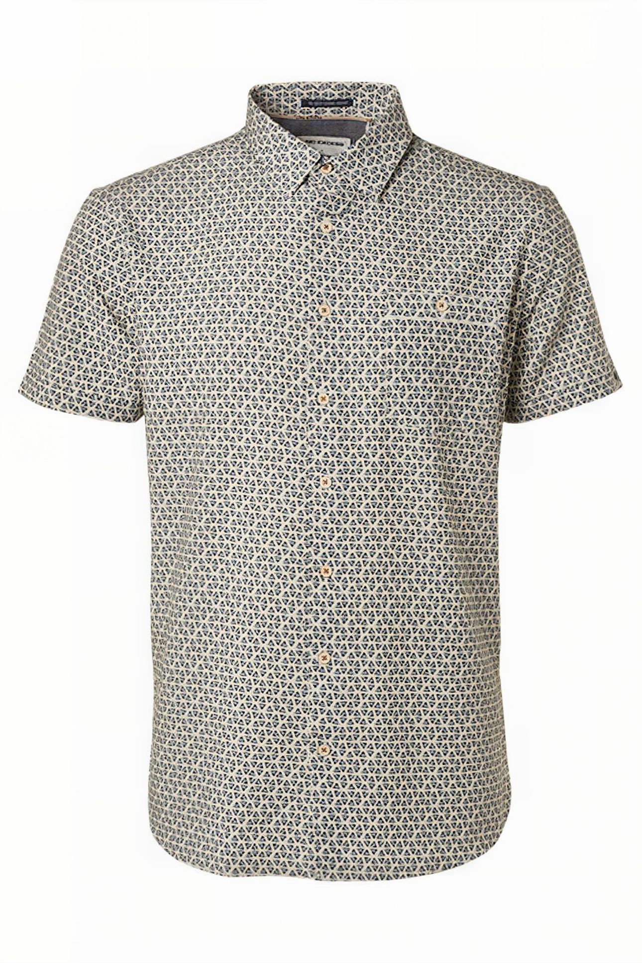 SHIRT SHORT SLEEVE ALLOVER PRINTED OFFWHITE 4