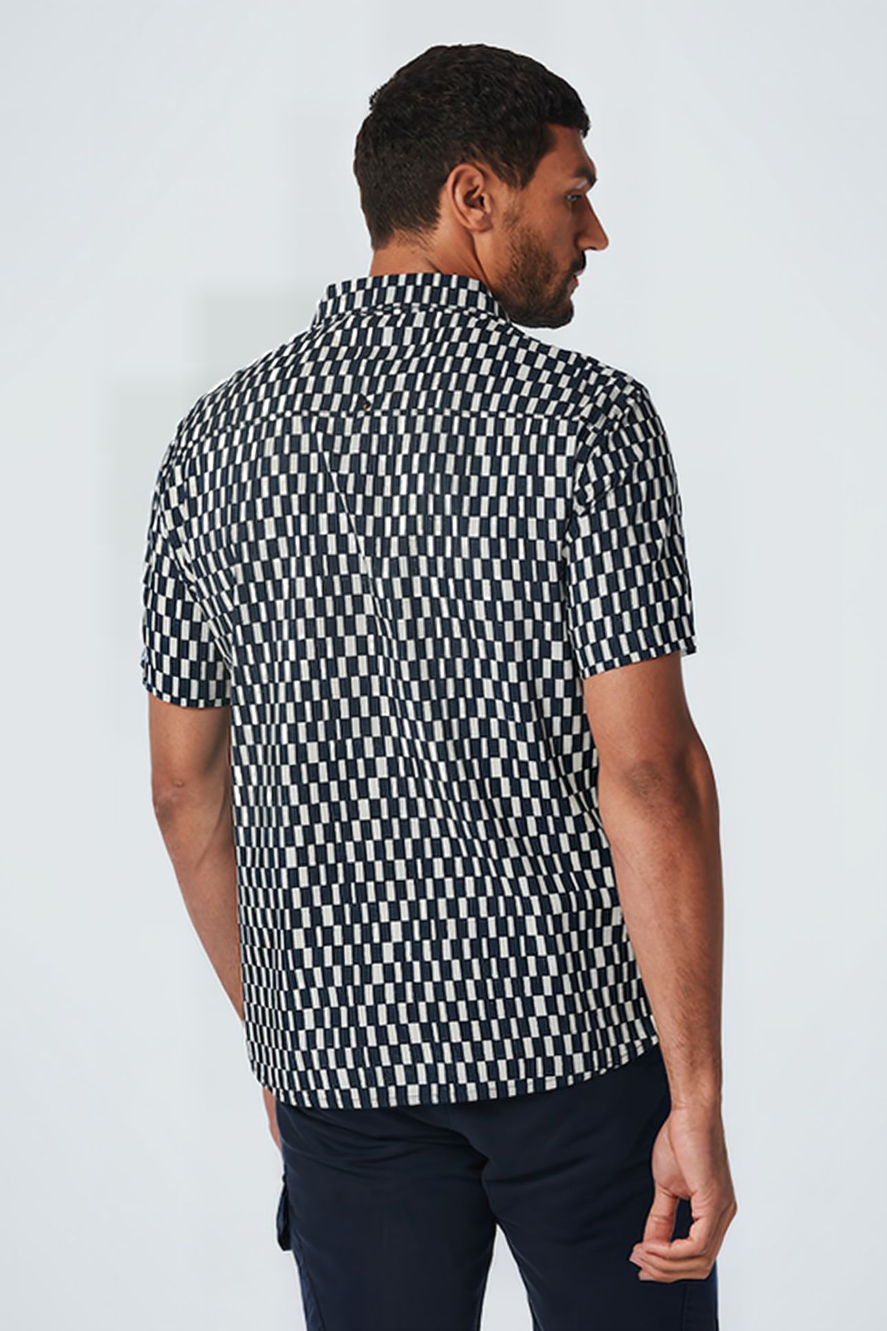 SHIRT SHORT SLEEVE RESORT COLLAR ALLOVER PRINTED NIGHT 2