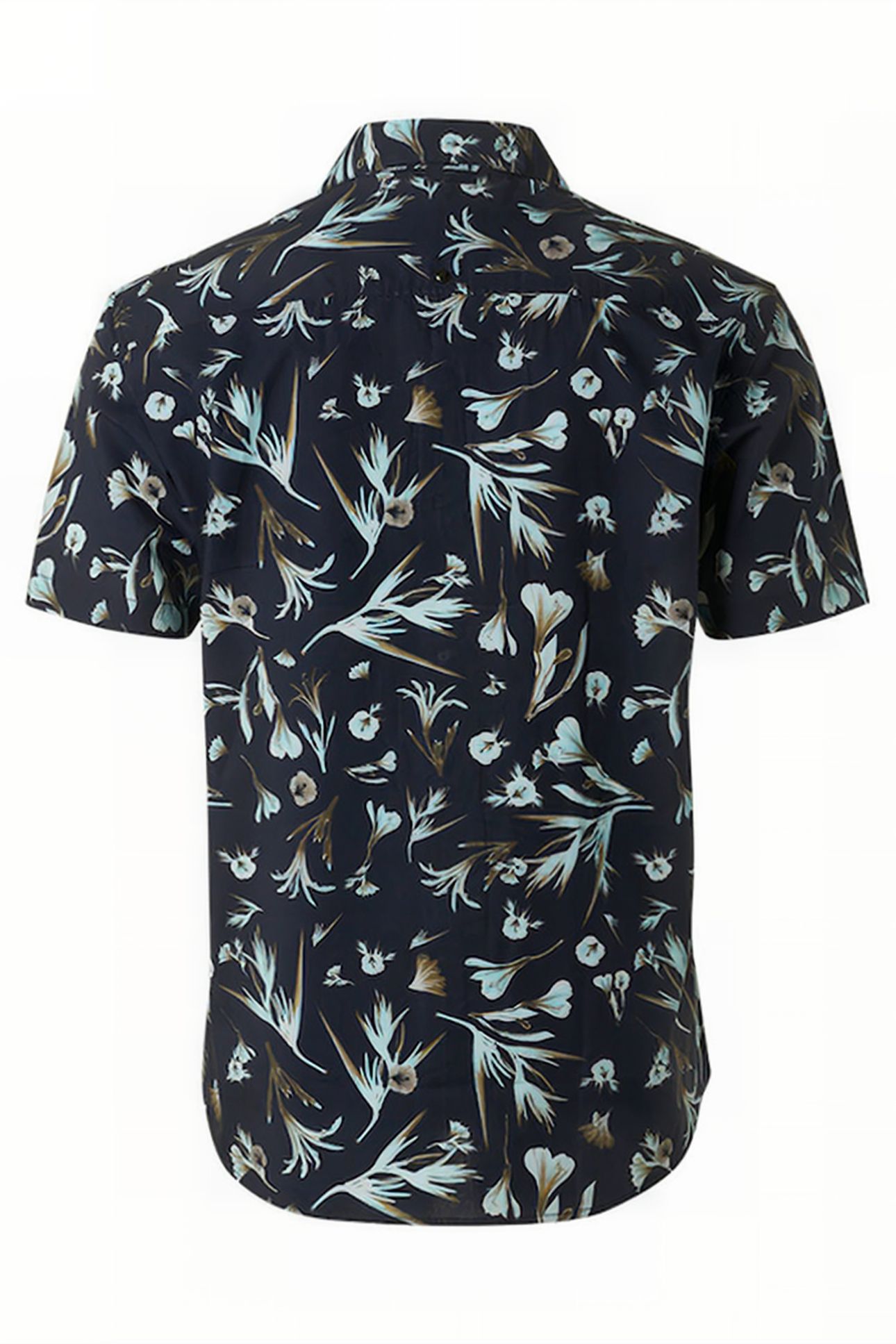 SHIRT SHORT SLEEVE RESORT COLLAR ALLOVER PRINTED NIGHT 5