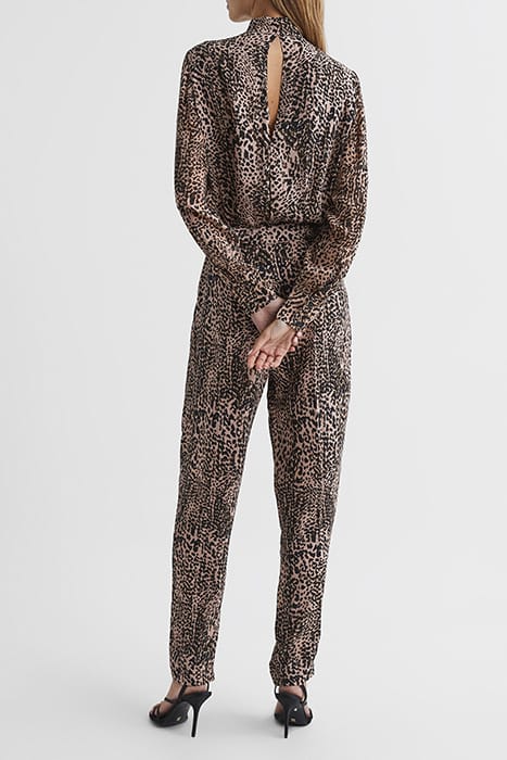 LEONA BROWN JUMPSUIT — THE MODEL IS WEARING A SIZE 8 2