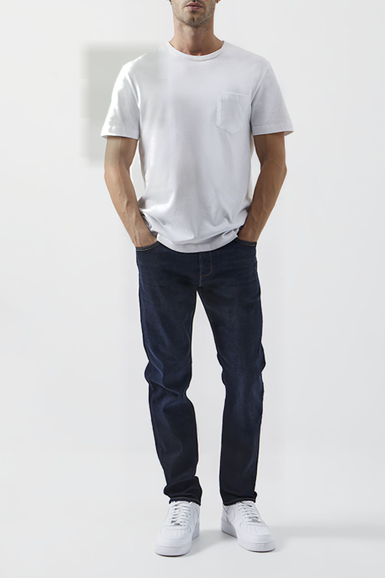 SLIM FIT STRETCH JEANS INDIGO REG 2