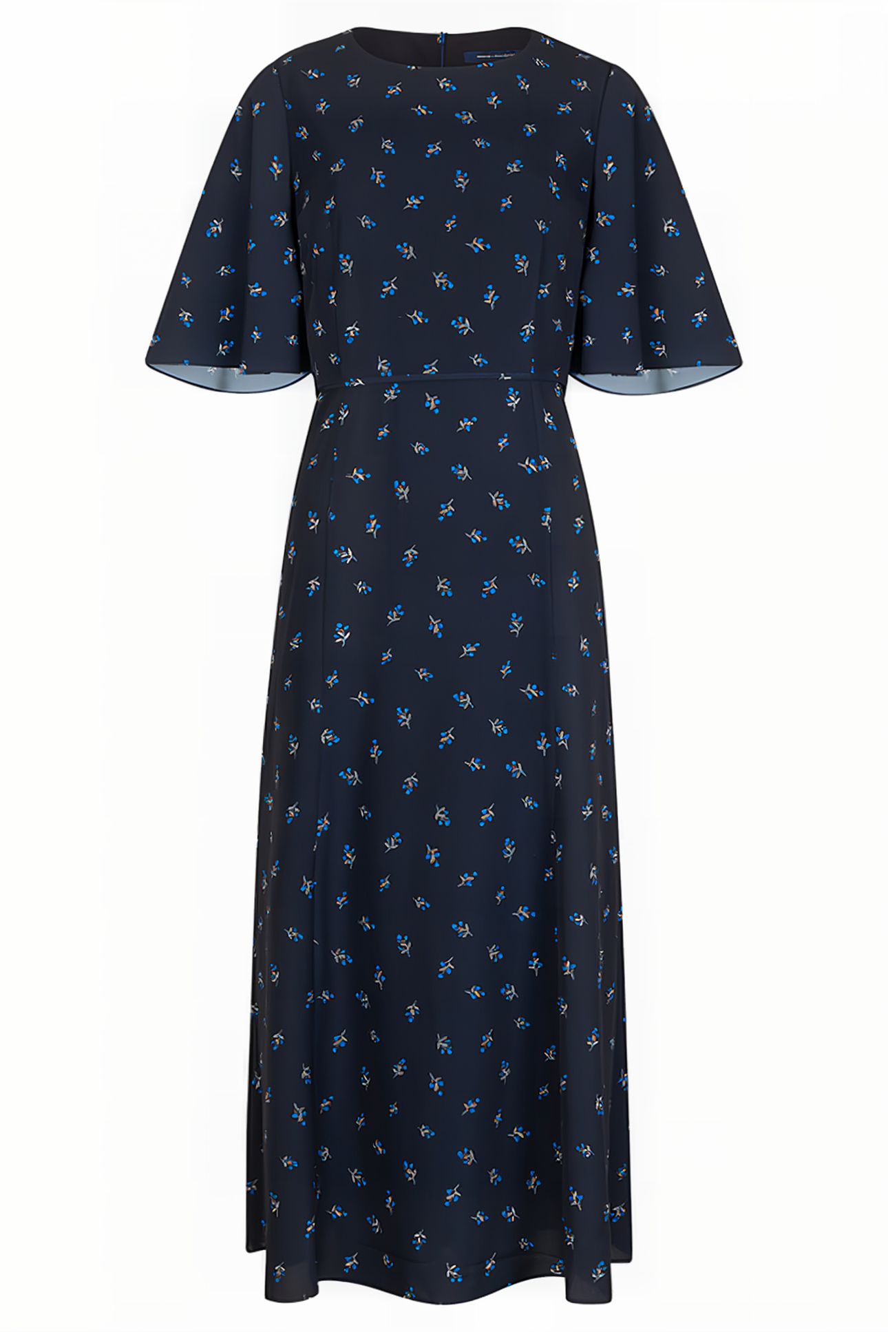 CECILIA DELPHINE MIDI DRESS MARINE 3