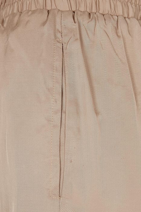 LADIES VISCOSE SATIN RESORT SHORTS SOFTTAUPE 10